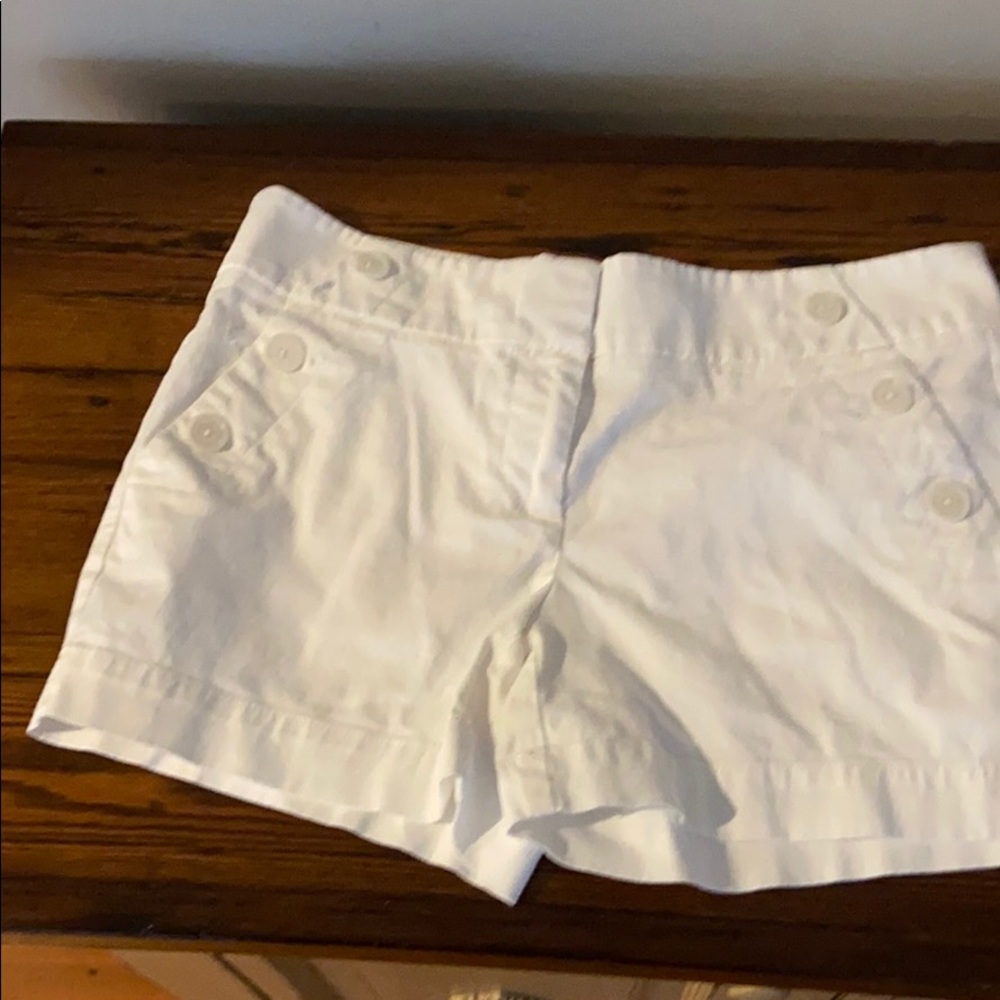 Loft cute white shorts